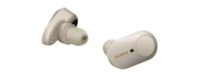 Słuchawki bezprzewodowe Sony (srebrne) | WF-1000XM3S