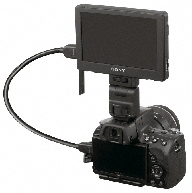 Monitor LCD do aparatu / kamery Sony | CLM-V55