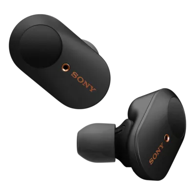 SONY - 【サザン】WF-1000XM3 ブラック Słuchawki osłabiające zewnętrzne hałasy WF-1000XM3 z