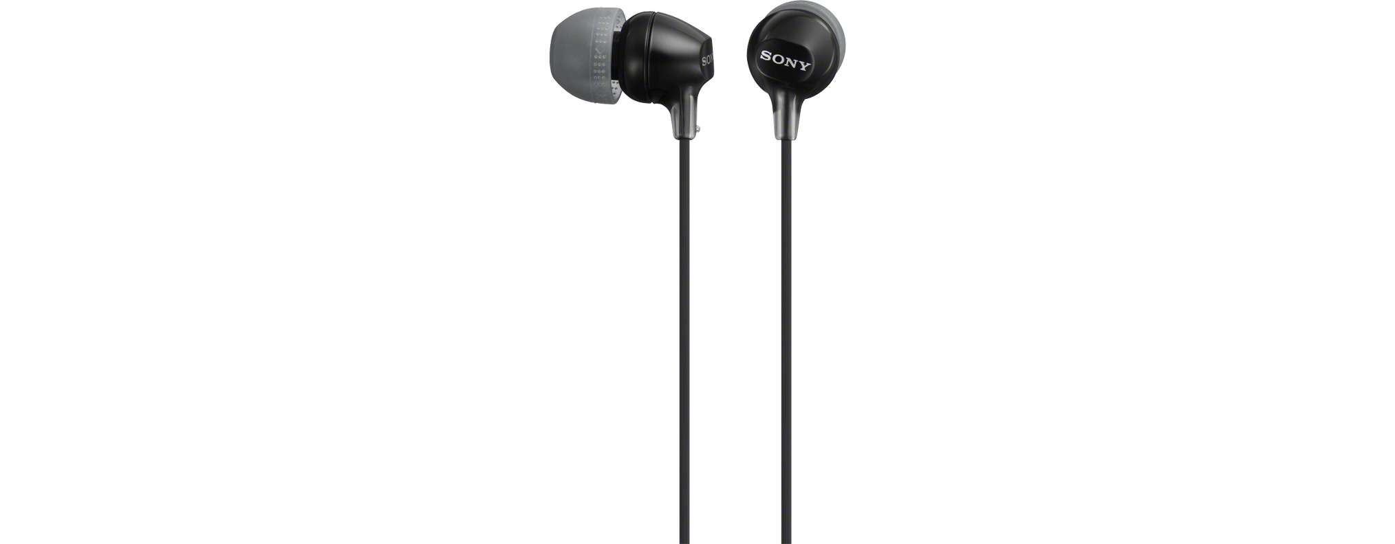 Słuchawki przewodowe Sony (czarne) | MDR-EX15APB