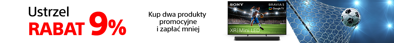 Ustrzel rabat 9% – kup dwa produkty promocyjne i zapłać mniej