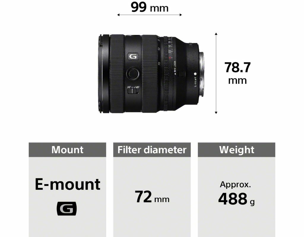 Obiektyw Sony FE 20-70 mm F4 G | SEL2070G