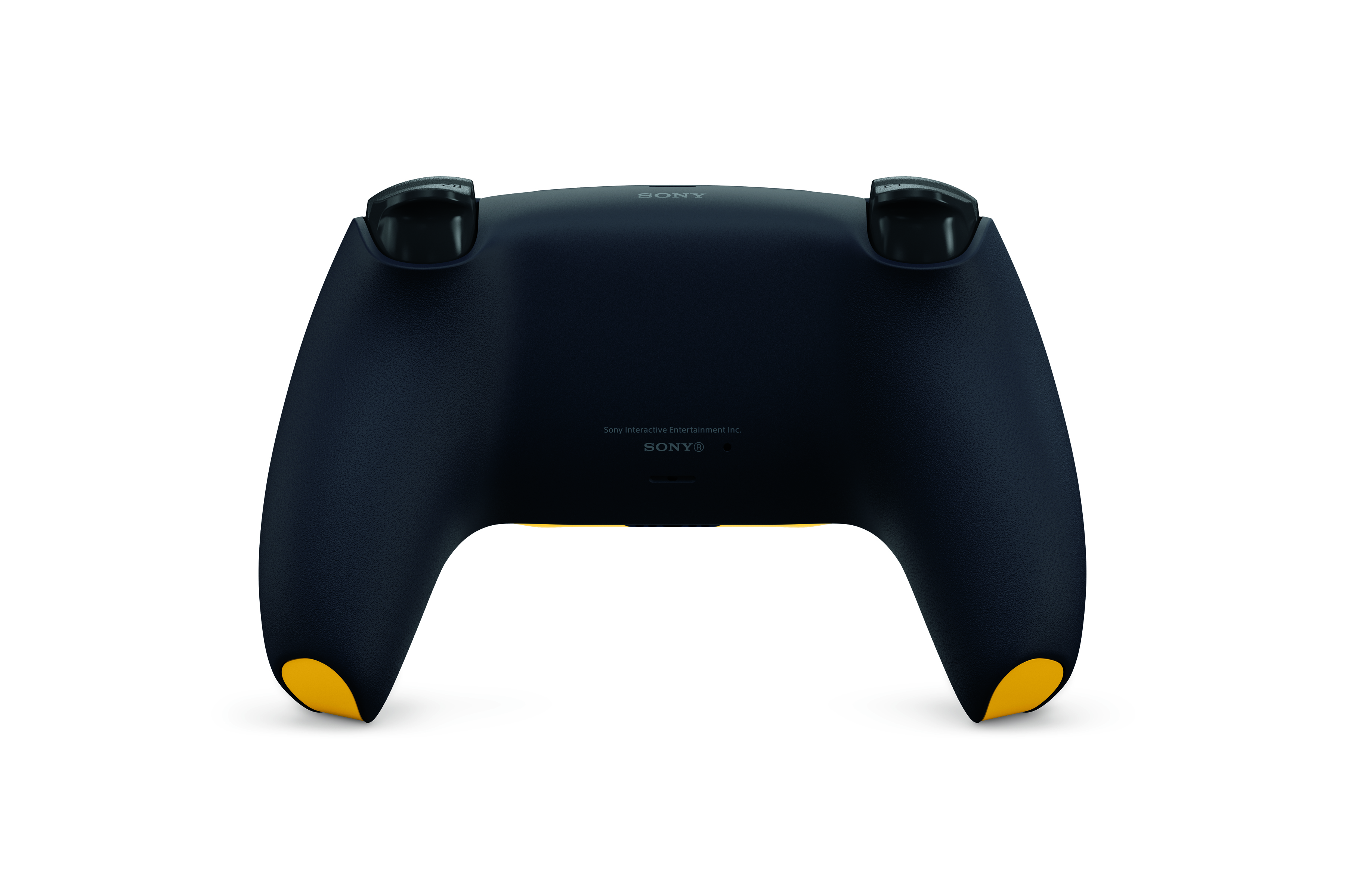 Kontroler DualSense Wolverine Battle Yellow - widok z tylu