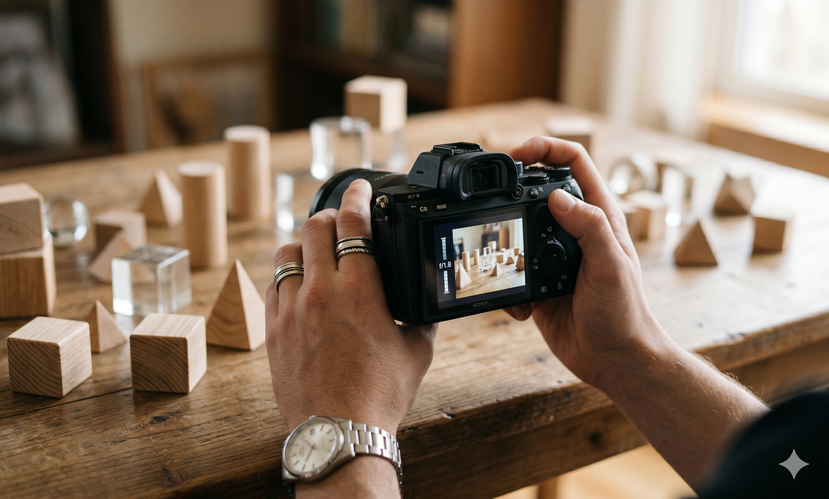 Obróbka zdjęć w programie Adobe Lightroom na monitorze komputerowym