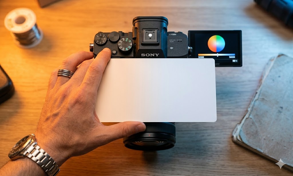 Obróbka zdjęć w programie Adobe Lightroom na monitorze komputerowym
