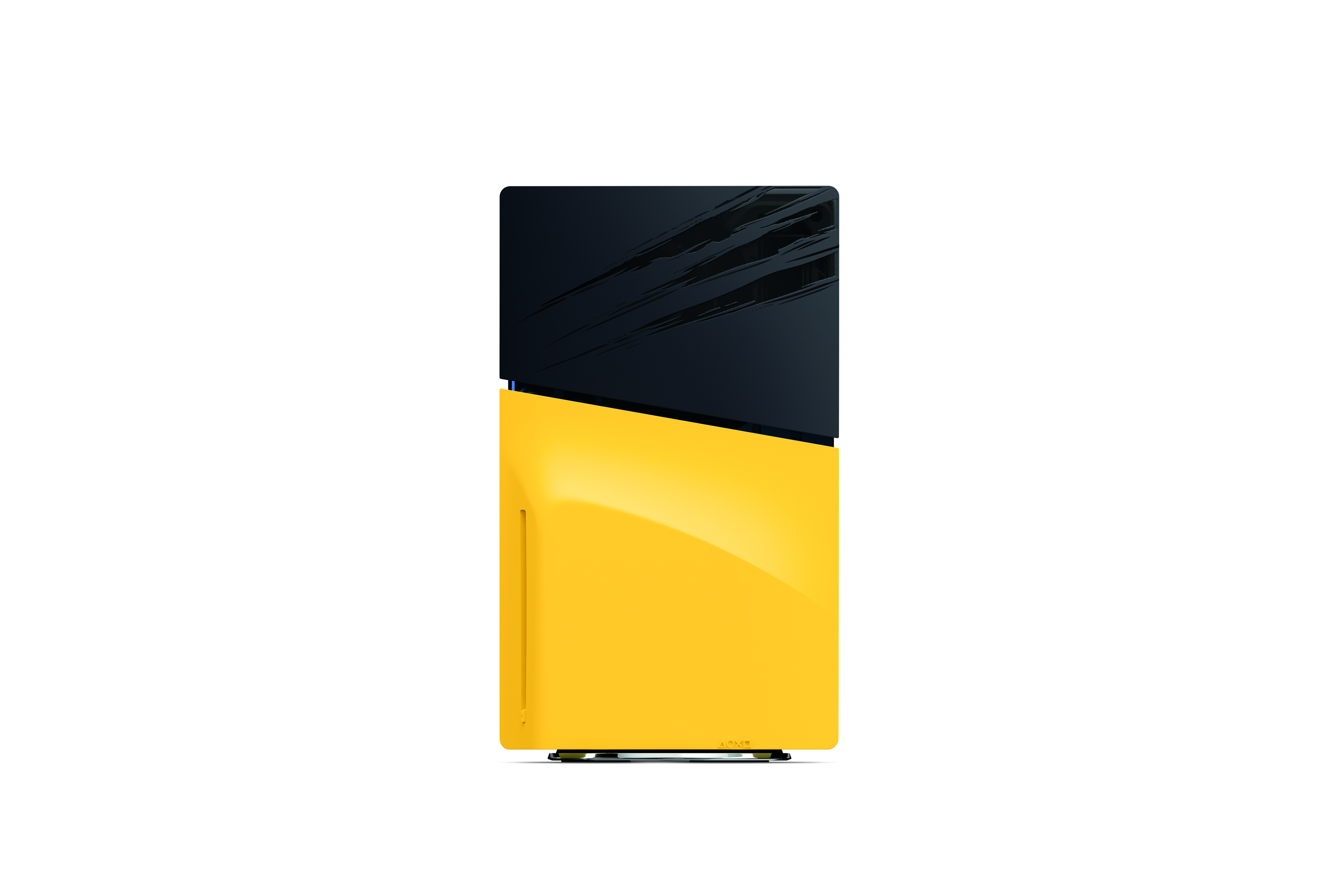 Oslony konsoli PS5 Wolverine Battle Yellow - widok z tylu