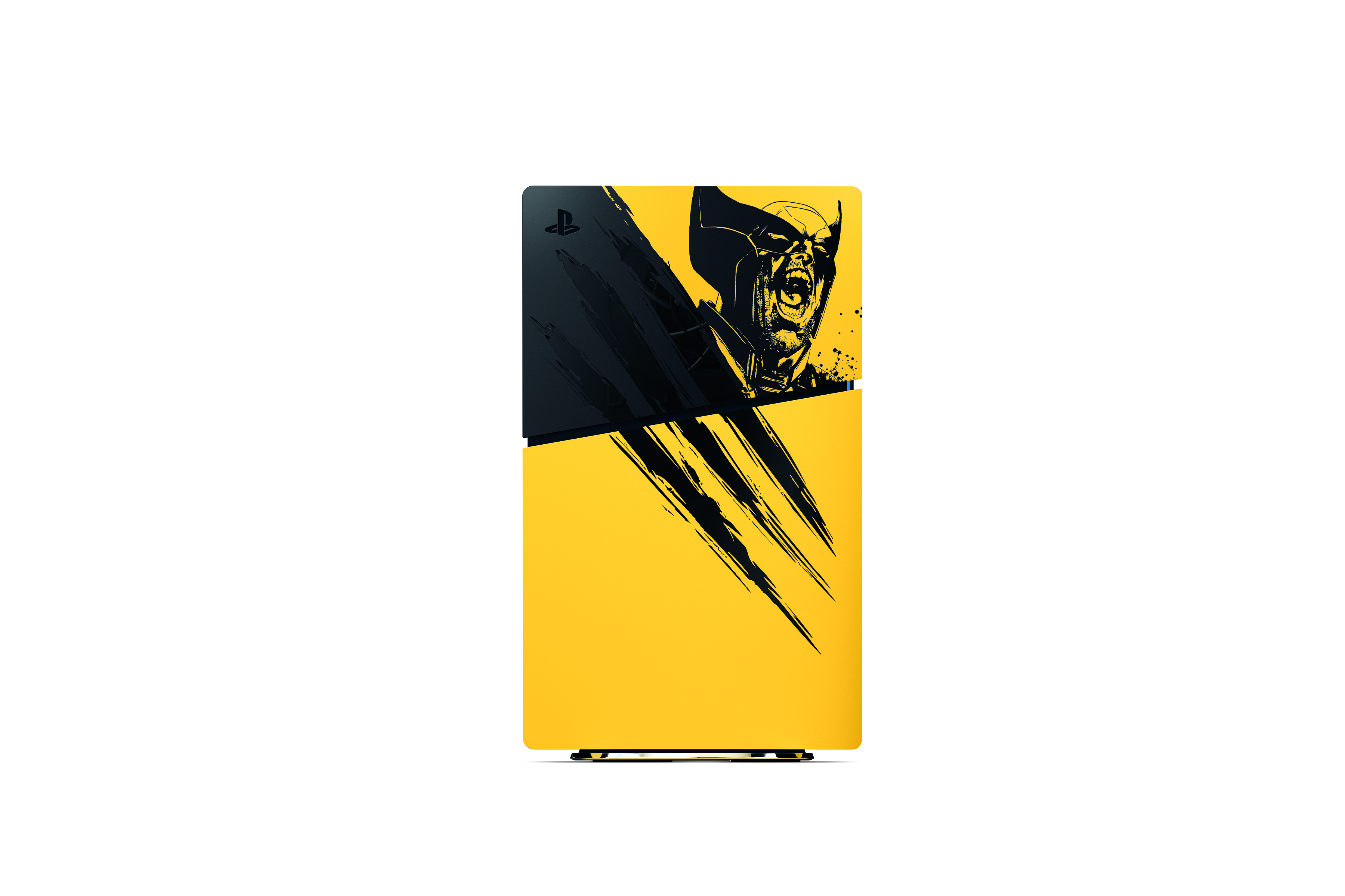 Oslony konsoli PS5 Wolverine Battle Yellow - widok z przodu