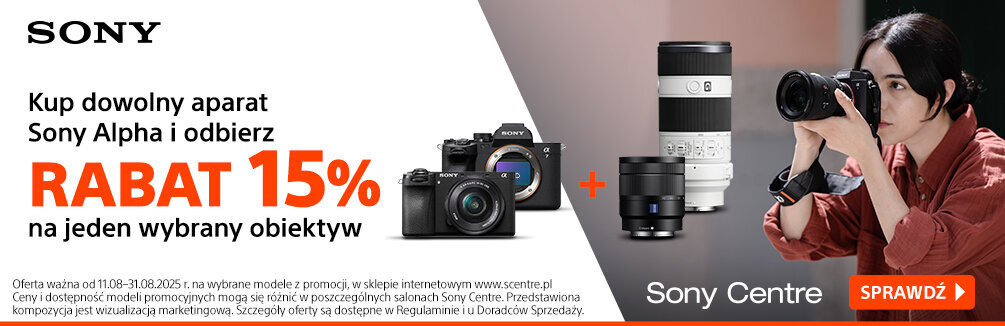 15% na obiektyw