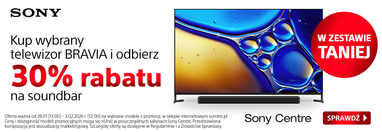 30% rabatu na soundbar