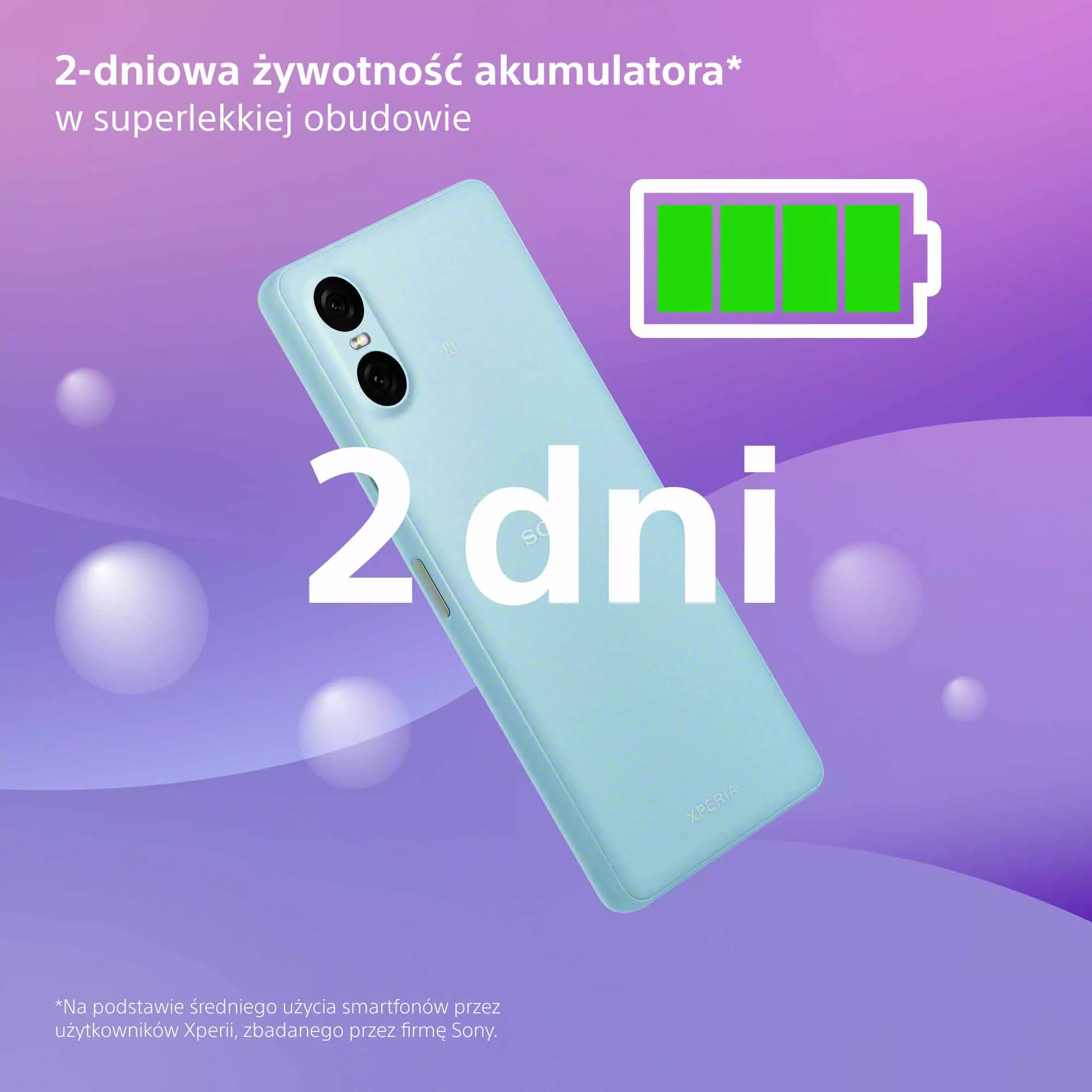Sony Xperia 10 VI ホワイト Xperia 10 VI | Bardzo długa praca na baterii | Smartfony