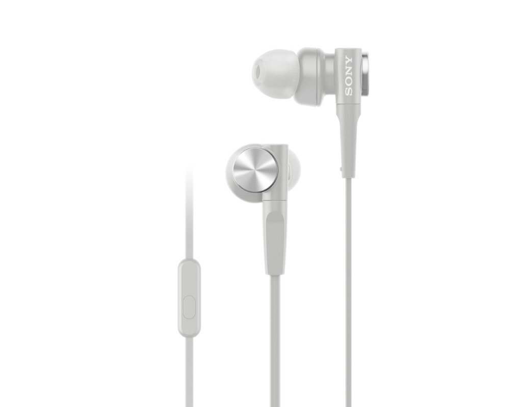 Słuchawki przewodowe Sony (białe) | MDR-XB55APW